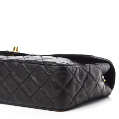 Chanel Lambskin Quilted Medium Single Flap Black 7 of 12