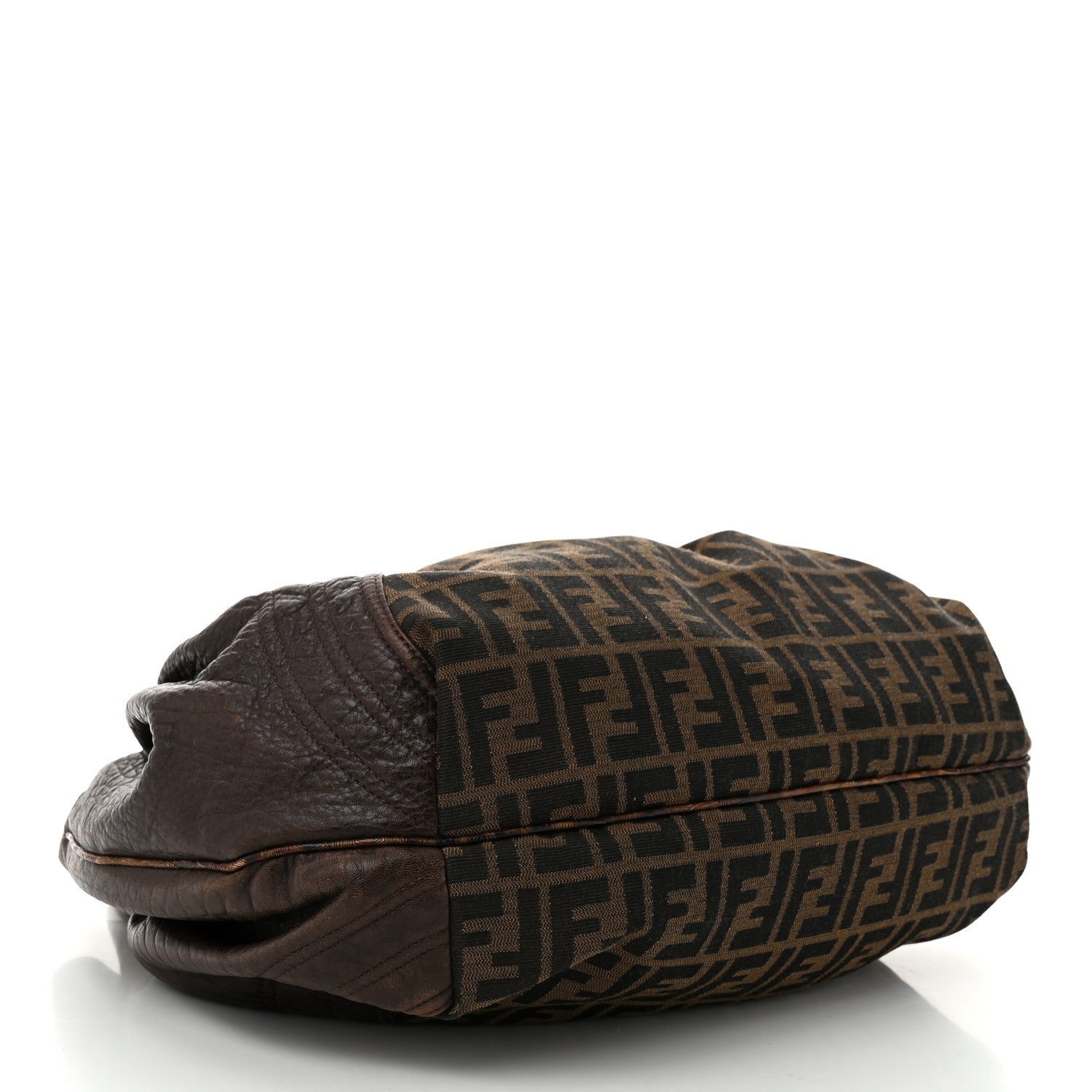 Fendi Zucca Nappa Nuvolata Vitello Tortuga Spy Tobacco Moro 4 of 11