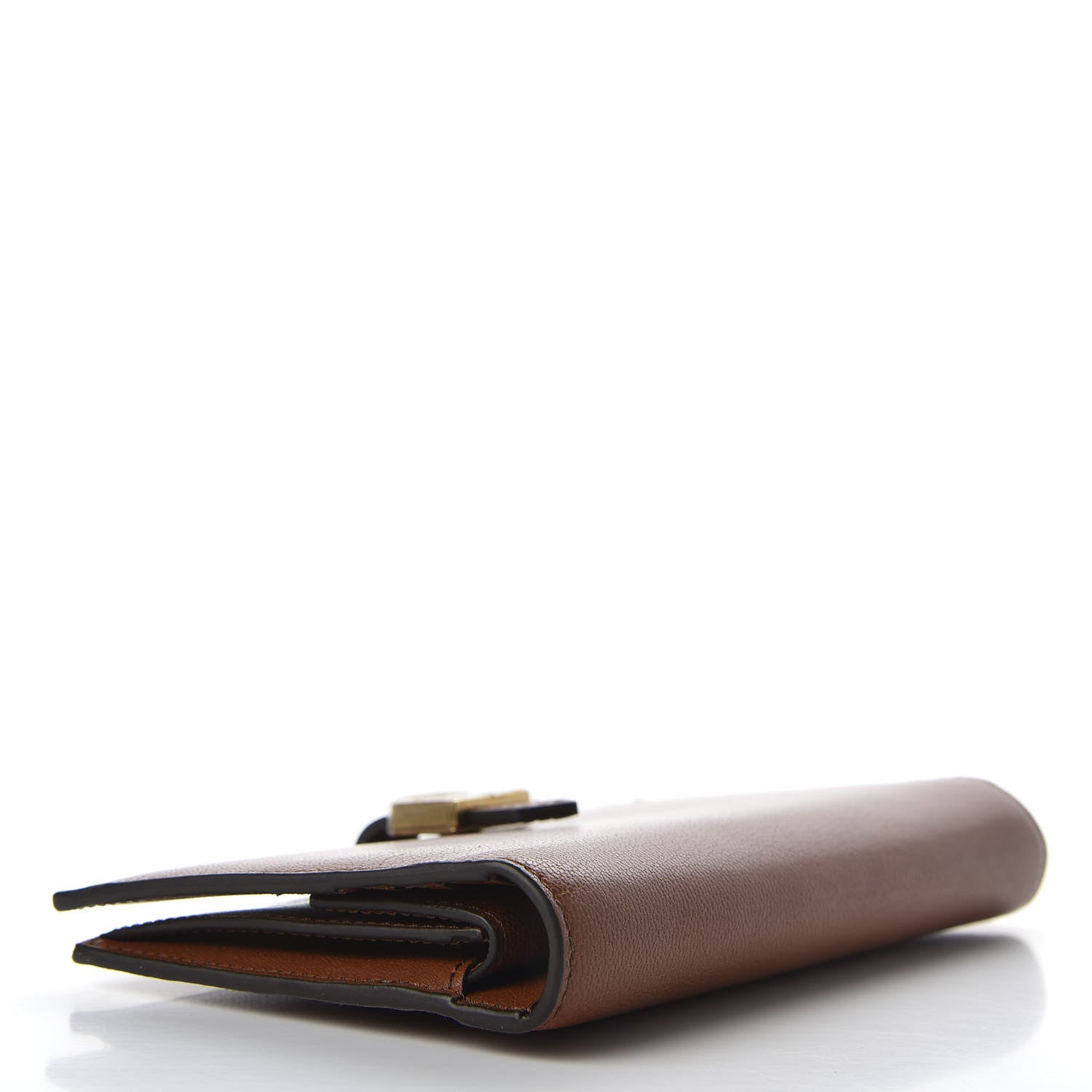 Givenchy Calfskin GV3 Long Wallet Chestnut 4 of 7