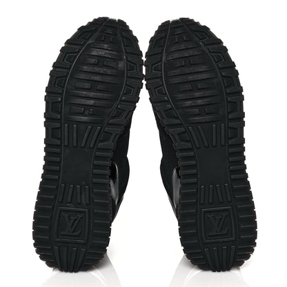 Louis Vuitton Suede Monogram Run Away Sneakers 35.5 Black 5 of 7
