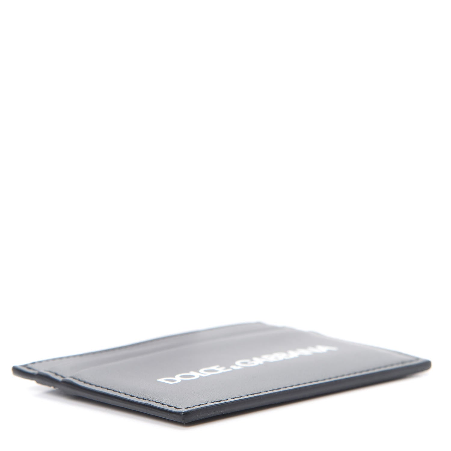 Dolce & Gabbana Calfskin Logo Card Holder Black 4 of 7