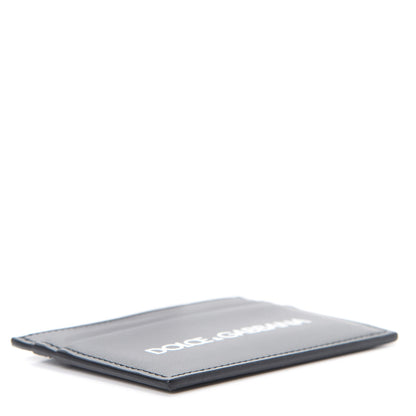 Dolce & Gabbana Calfskin Logo Card Holder Black 4 of 7