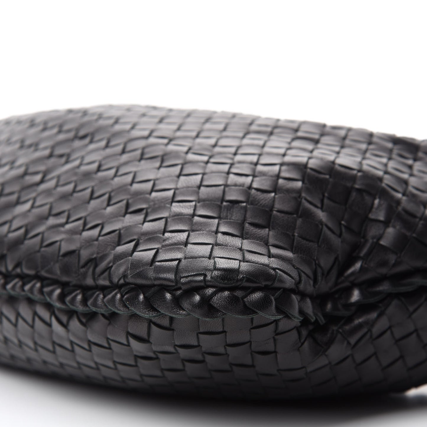 Nappa Intrecciato Medium Veneta Hobo Black