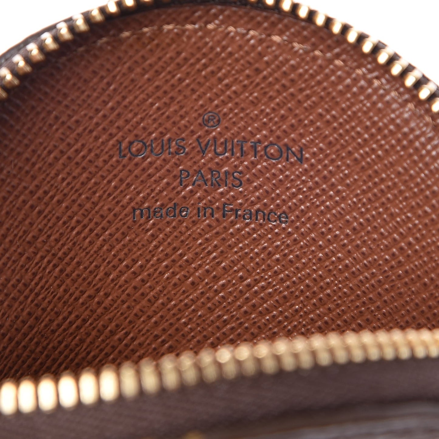 Monogram Round Coin Purse