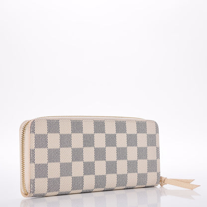 Louis Vuitton Damier Azur Clemence Wallet 3 of 8