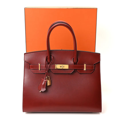 Hermes Box Birkin Sellier 30 Rouge H 21 of 21