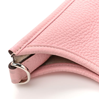 Hermes Taurillon Clemence Evelyne III PM Rose Sakura 15 of 19