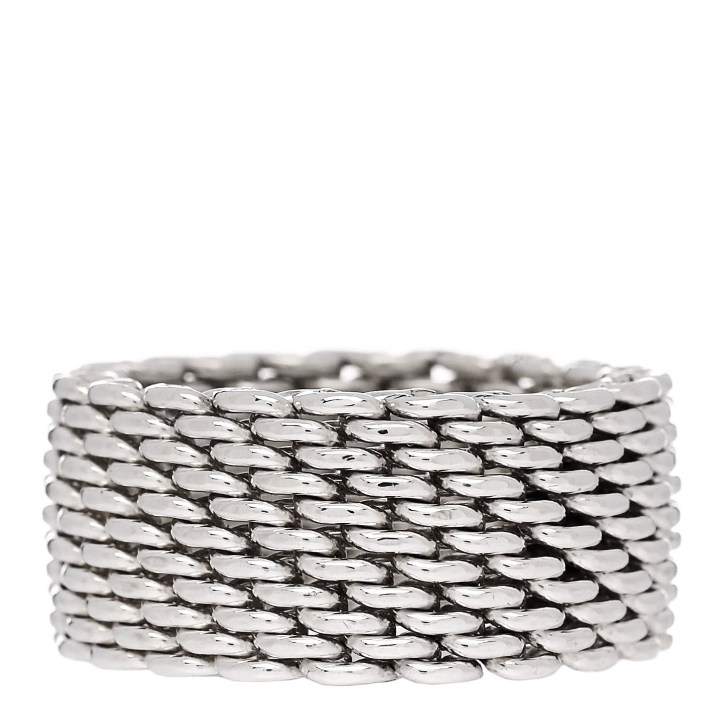 Sterling Silver Somerset Mesh Ring 54 7