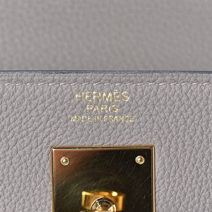 Hermes Togo Kelly Retourne 32 Gris Asphalte 19 of 48
