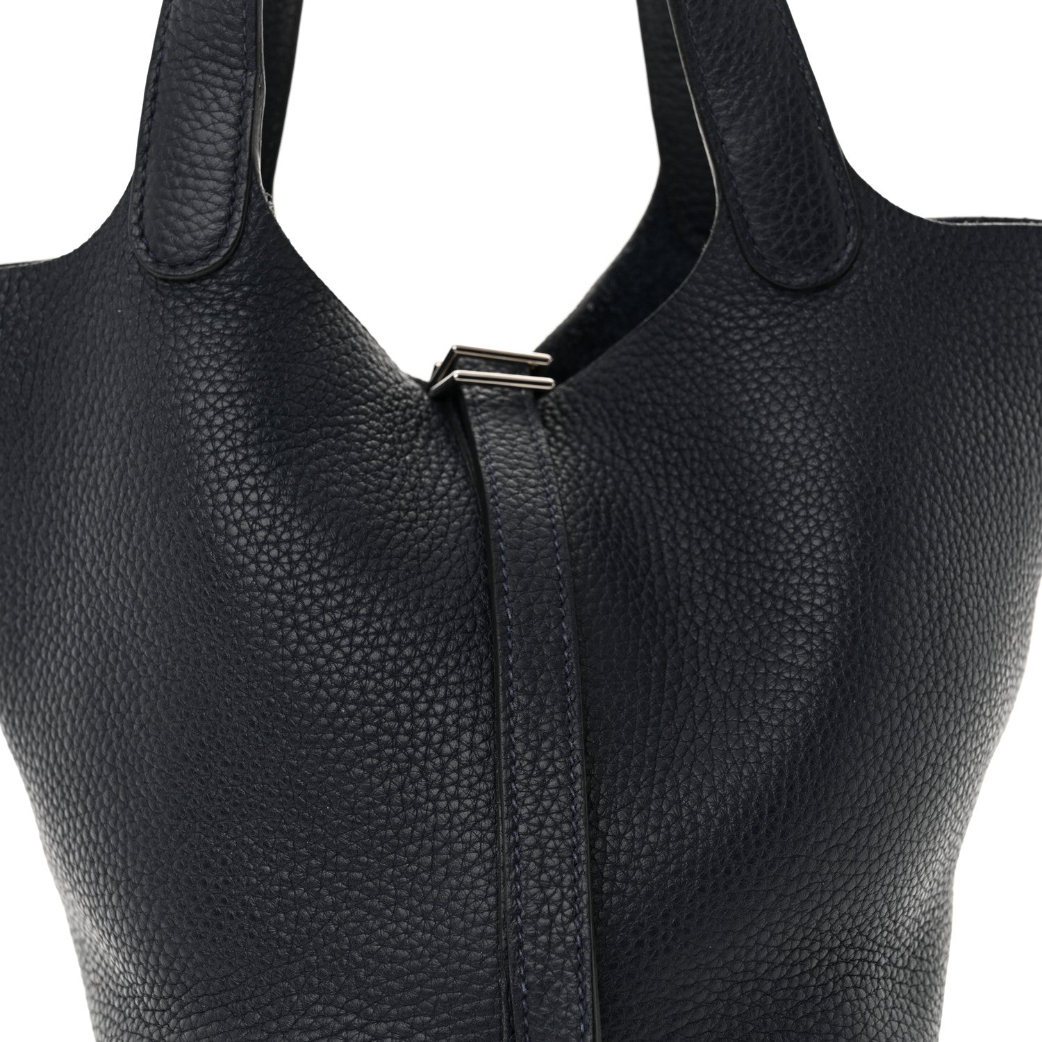 Hermes Taurillon Clemence Picotin Lock 18 PM Bleu Saphir 8 of 14