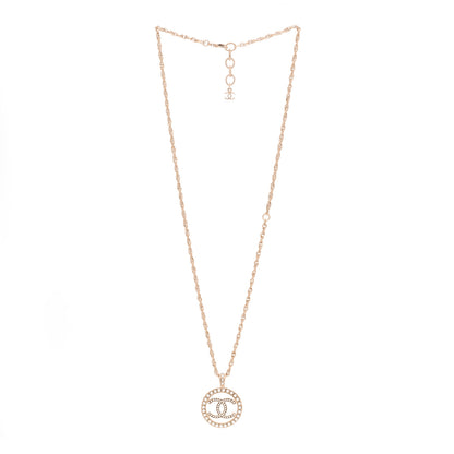 Chanel Pearl CC Round Pendant Necklace Gold 2 of 6