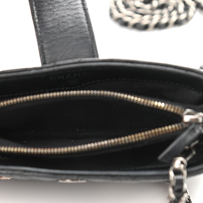 Chanel Aged Calfskin Lucky Charms 2.55 Reissue Mini Clutch With Chain Black 6 of 14