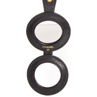 Chanel Caviar CC Round Mirror Black 5 of 7