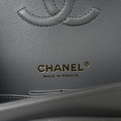 Chanel Caviar Quilted Small Double Flap Grey 6 of 11
