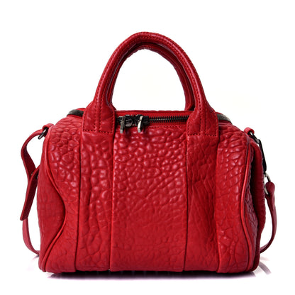 Alexander Wang Pebbled Lambskin Mini Rockie Red Gunmetal Hardware 1 of 4