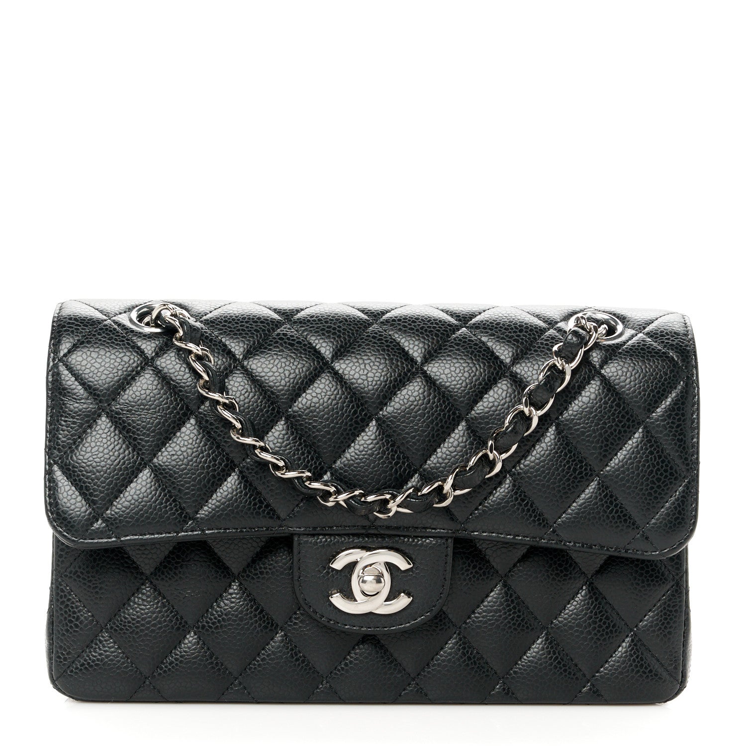 Chanel Caviar Quilted Small Double Flap Black 1 of 12