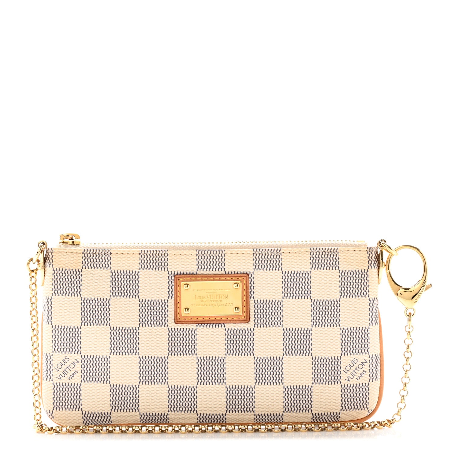 Louis Vuitton Damier Azur Pochette Milla MM 1 of 10