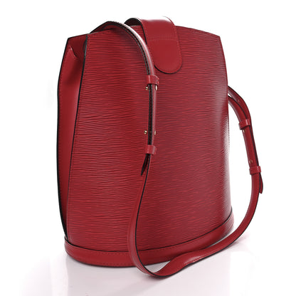 Louis Vuitton Epi Cluny Castillan Red 2 of 10