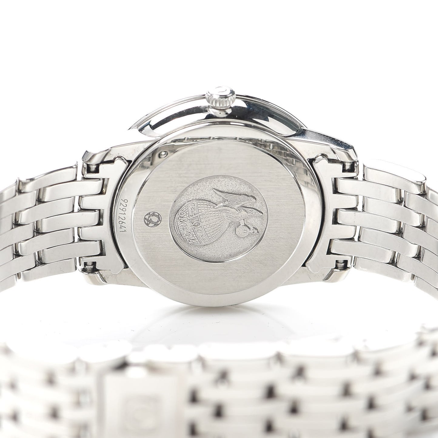 Stainless Steel Diamond 27mm De Ville Prestige Quartz Watch 424.10.27.60.52.002