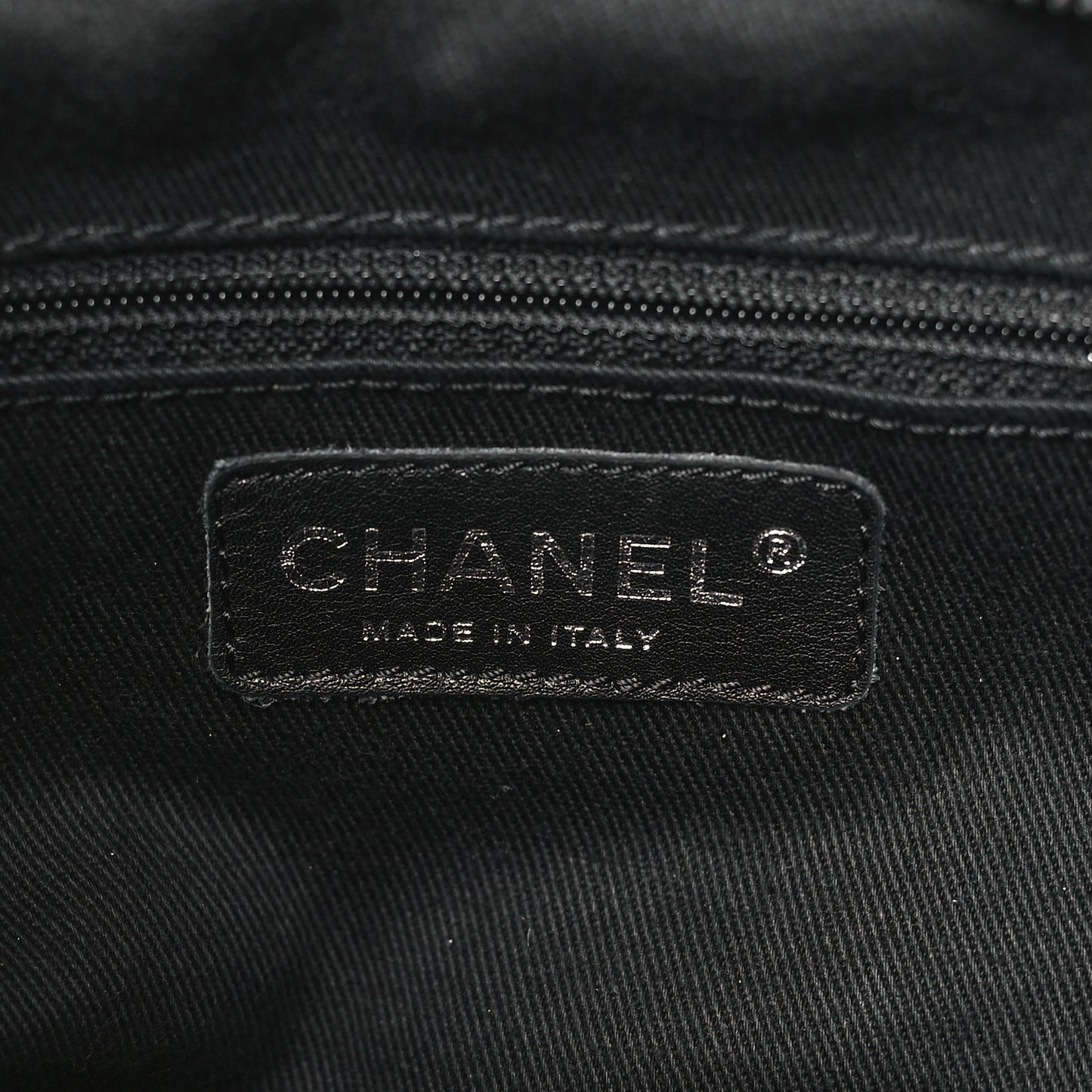 Calfskin Small Diamond Stitch Tote Black