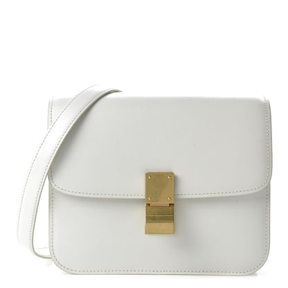 Celine Box Calfskin Teen Classic Box Flap Bag White 1 of 11