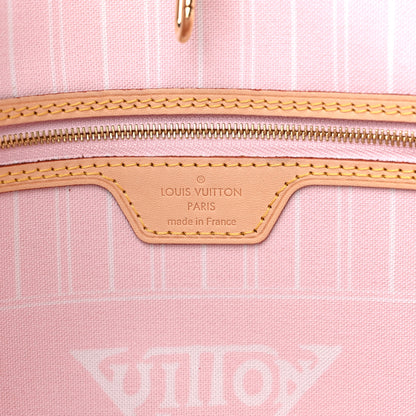 Louis Vuitton Monogram Giant By The Pool Neverfull MM Light Pink 6 of 10