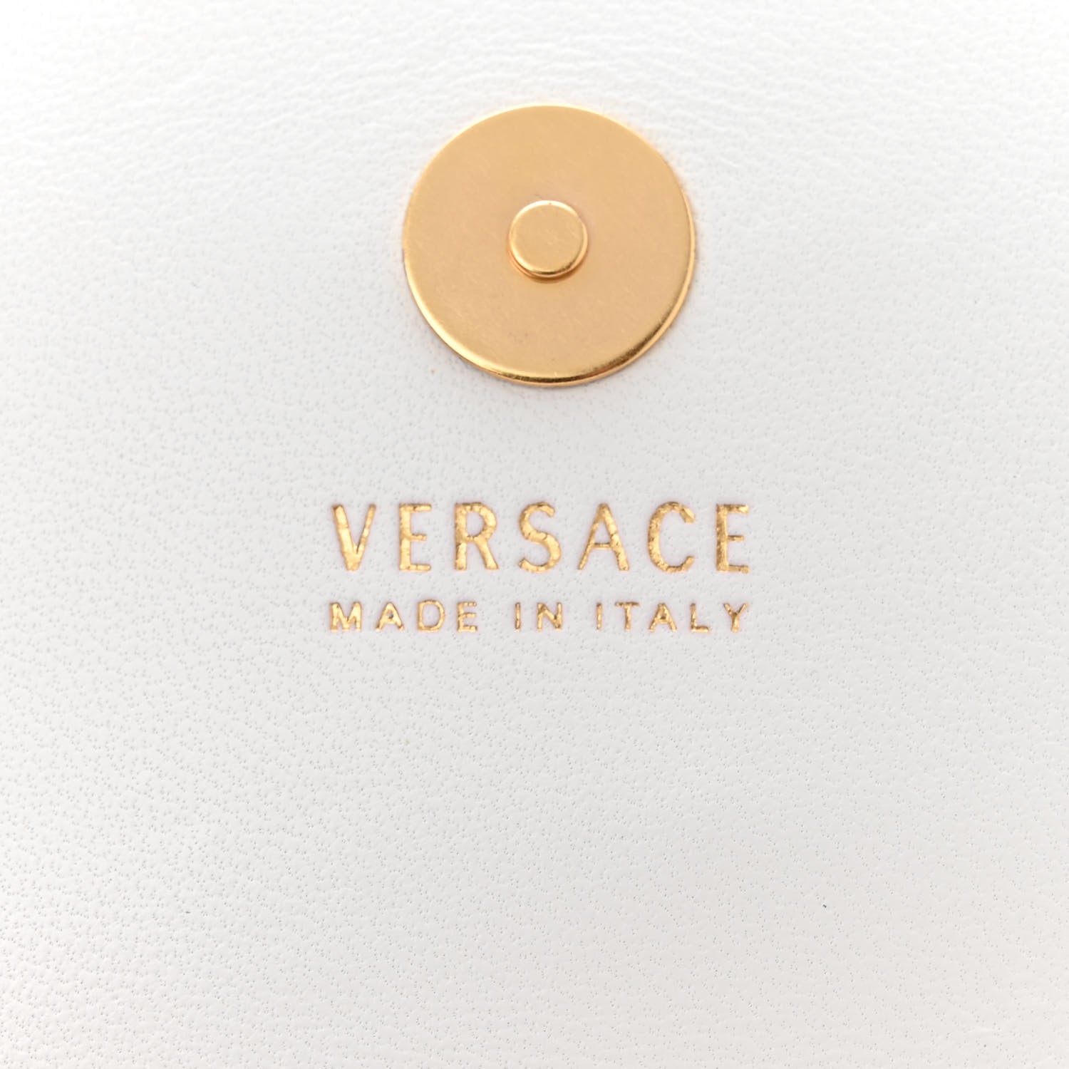 Versace Vitello Jungle Print Mini Virtus Chain Clutch Green White 6 of 10