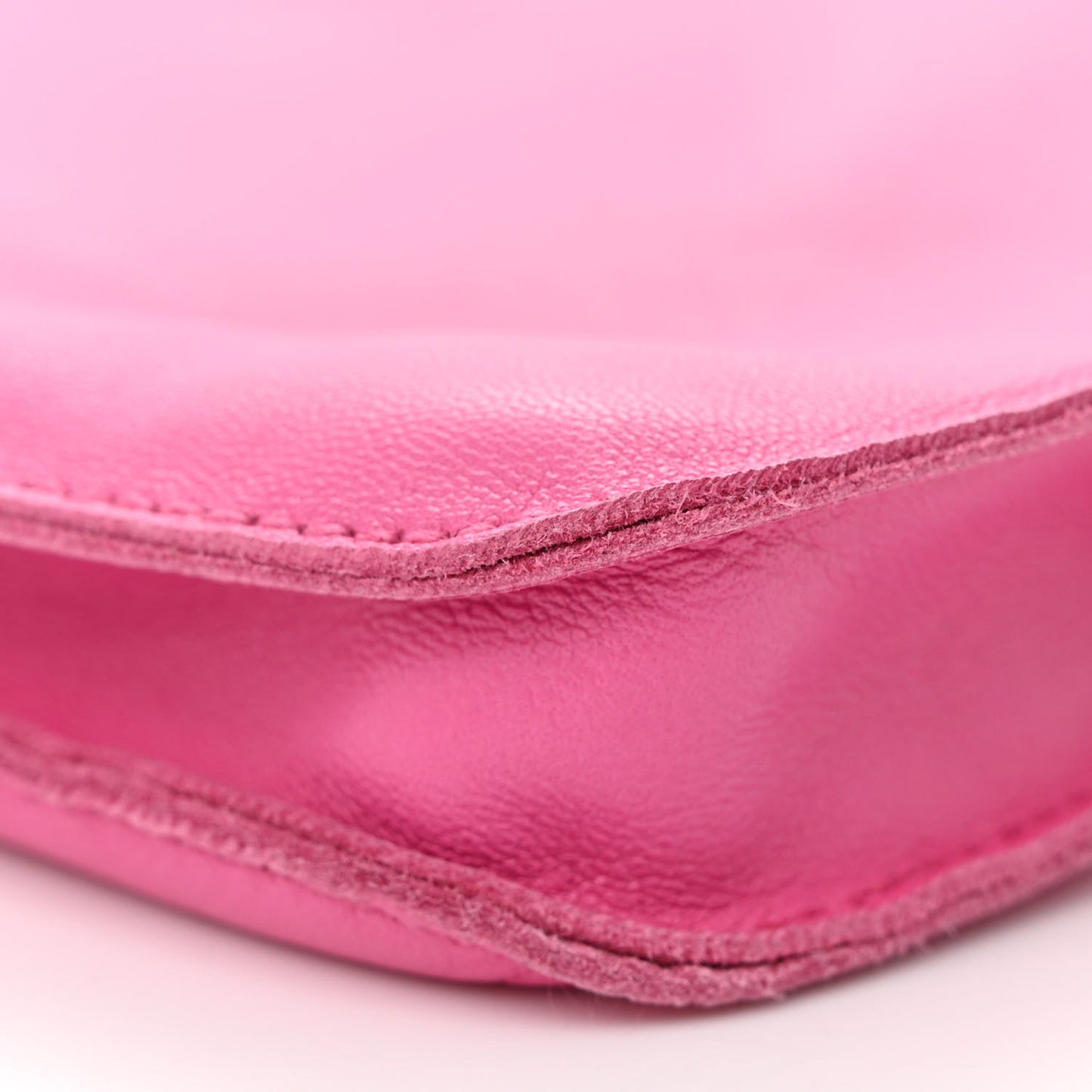 Lambskin Clou De Selle Pouch Rose Tyrien
