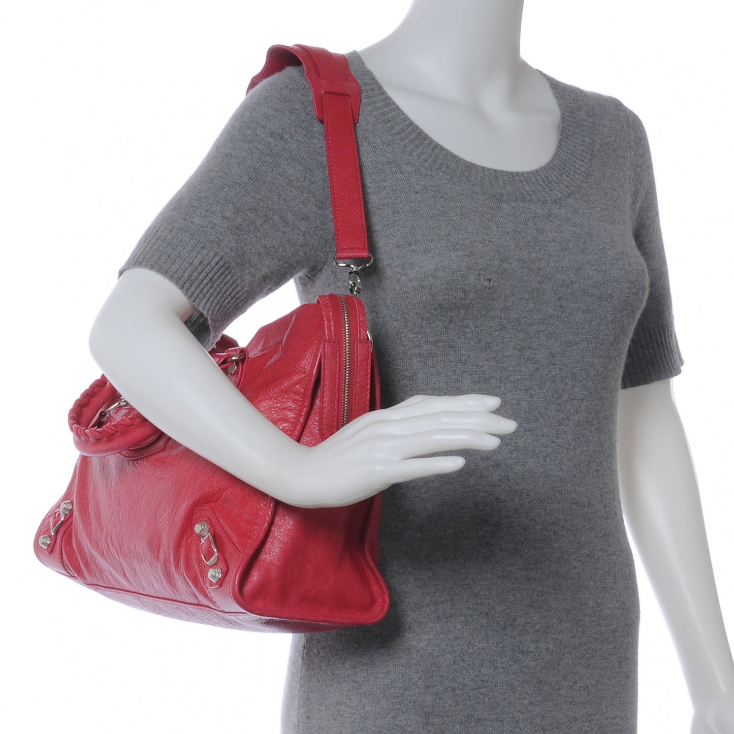 Agneau Giant 12 Silver Hardware City Rose Thulian