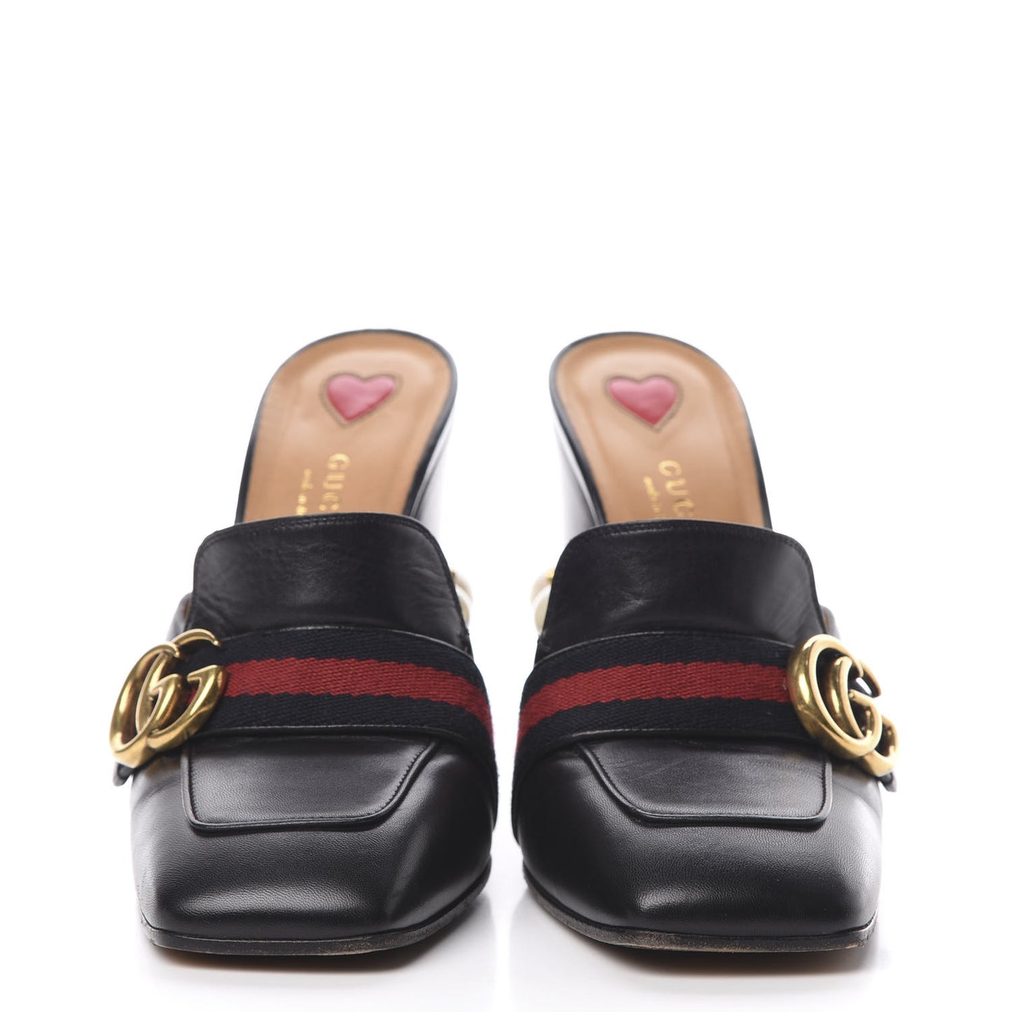 Malaga Kid Web Pearl Embellished Peyton High Heel Mules 37.5 Black