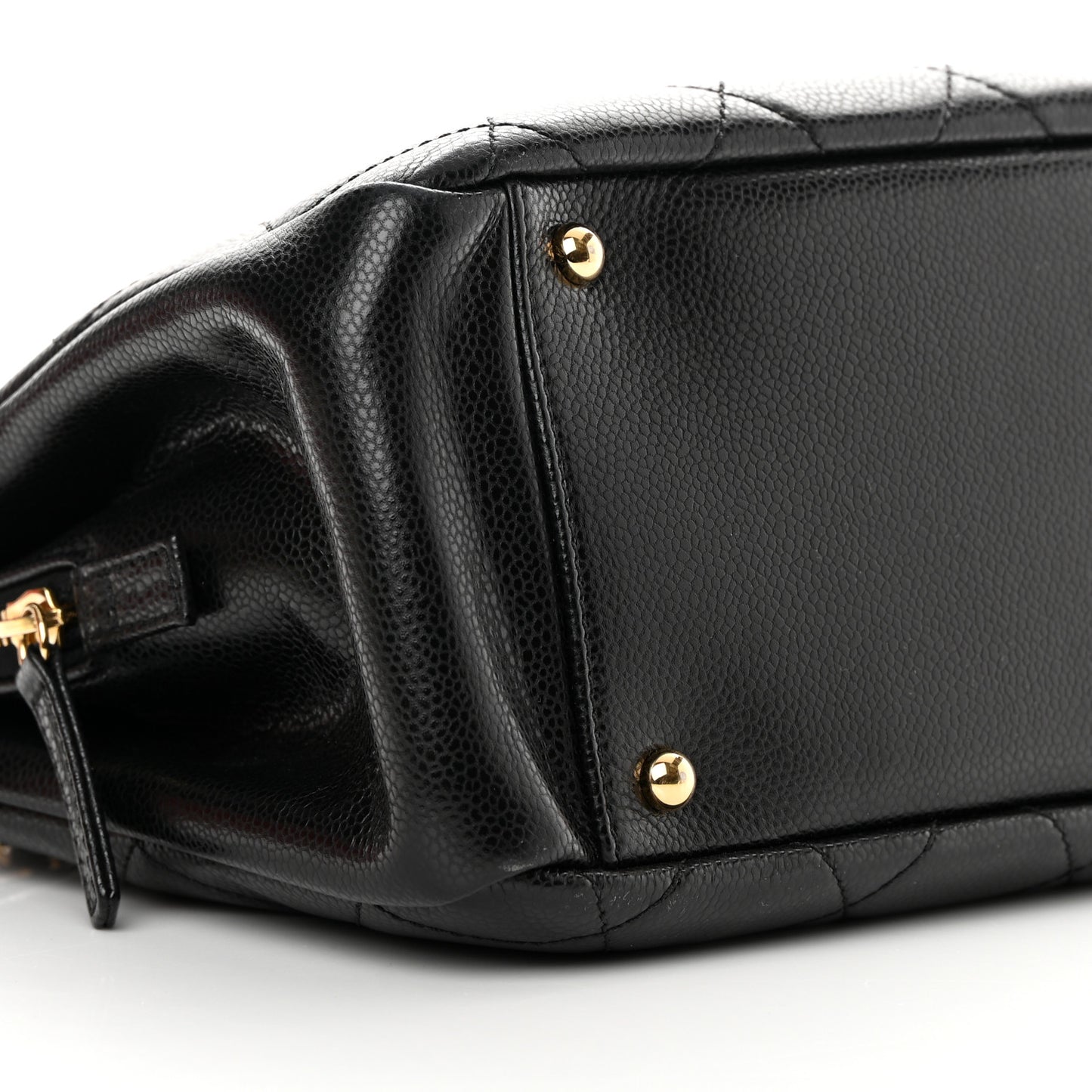 Caviar Quilted CC Timeless Soft Tote Black