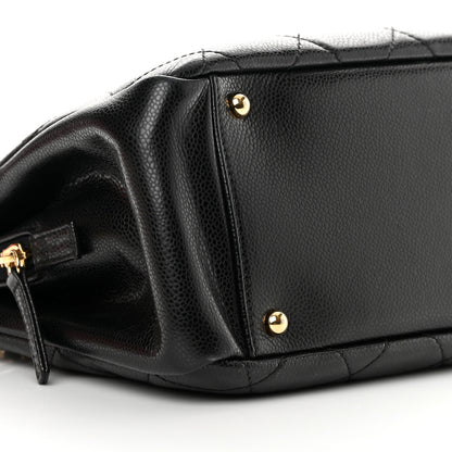 Chanel Caviar Quilted CC Timeless Soft Tote Black 11 of 14