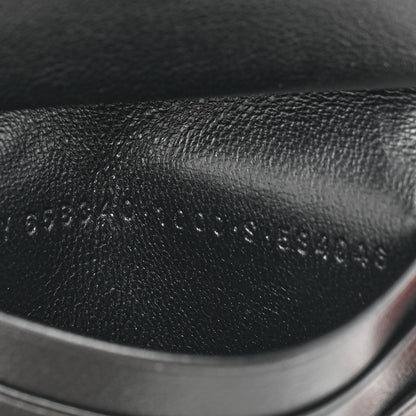 Balenciaga Grained Calfskin Essential Coin Case Card Holder Black 9 of 11