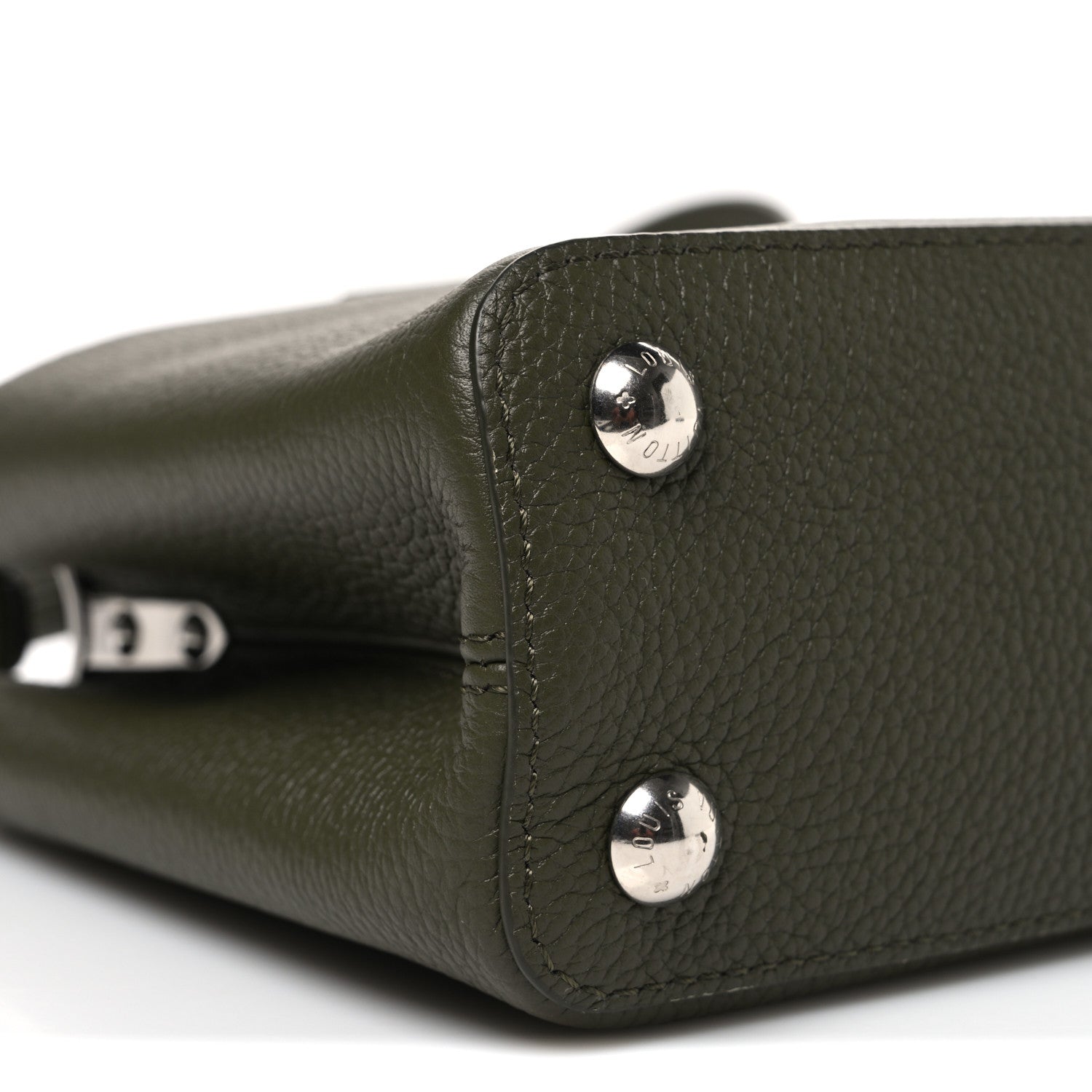 Louis Vuitton Taurillon Capucines BB Khaki 8 of 10