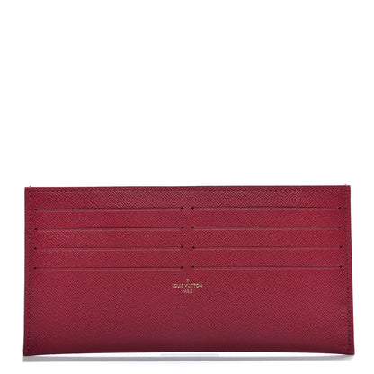 Louis Vuitton Calfskin Felicie Card Holder Insert Fuchsia 1 of 8