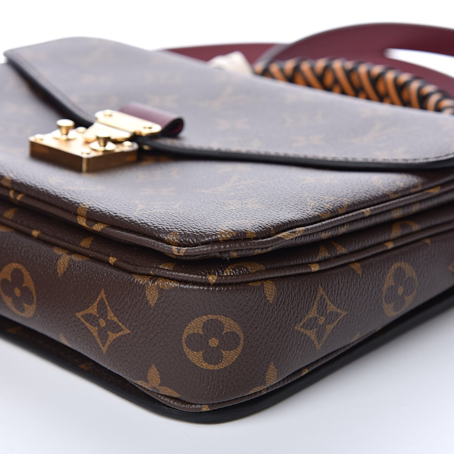Monogram Braided Pochette Metis Safran