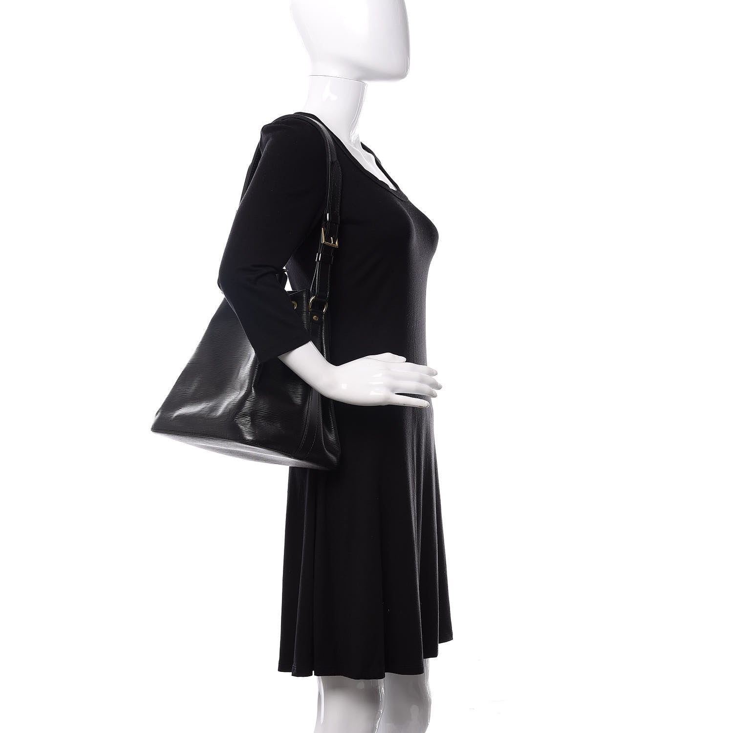 Louis Vuitton Epi Petit Noe Black 2 of 9
