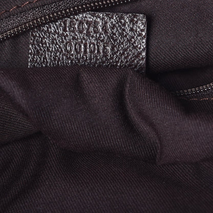 Gucci Monogram Medium Abbey Convertible Tote Dark Brown 8 of 10