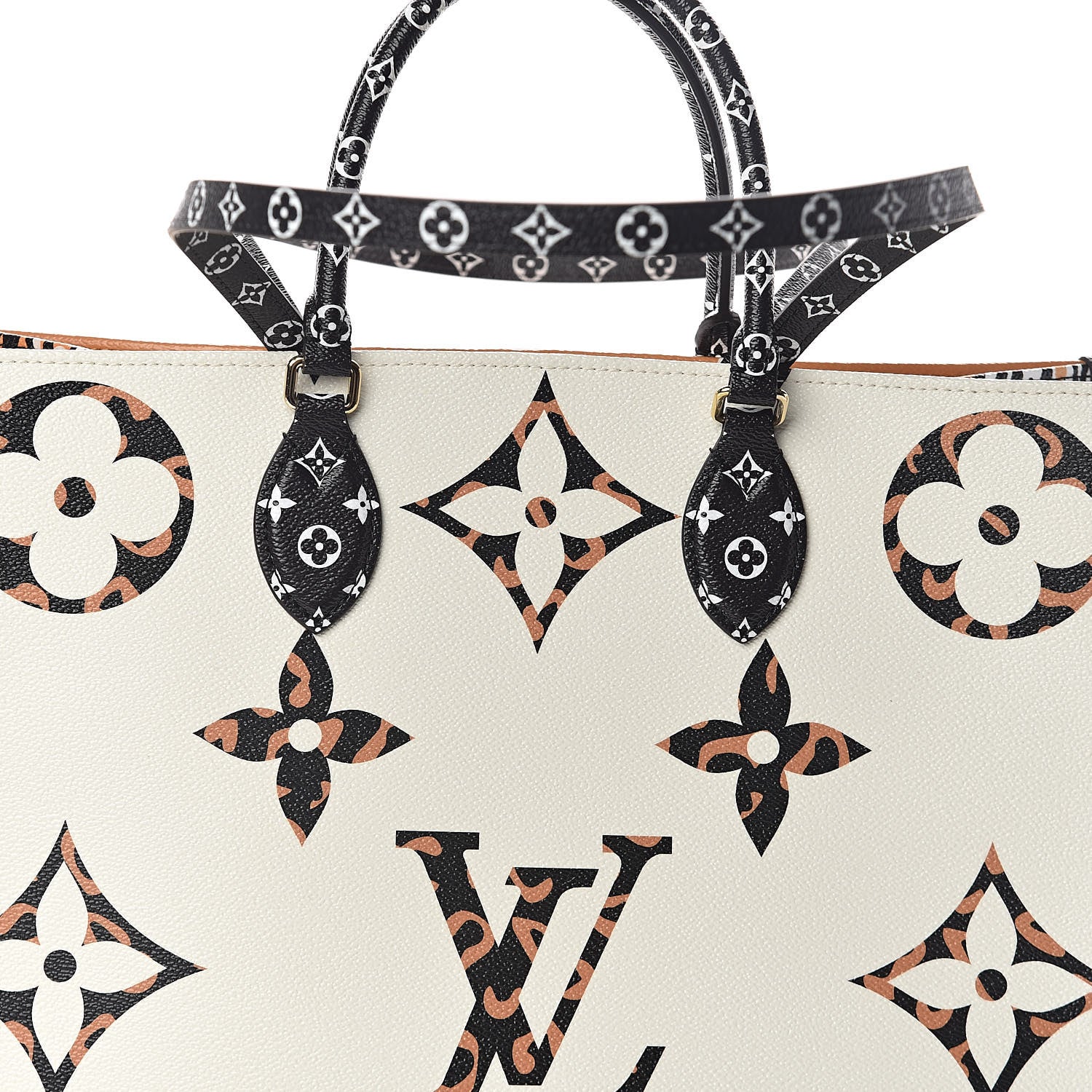 Louis Vuitton Monogram Giant Jungle Onthego GM Ivory 8 of 10