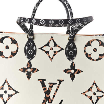 Louis Vuitton Monogram Giant Jungle Onthego GM Ivory 8 of 10