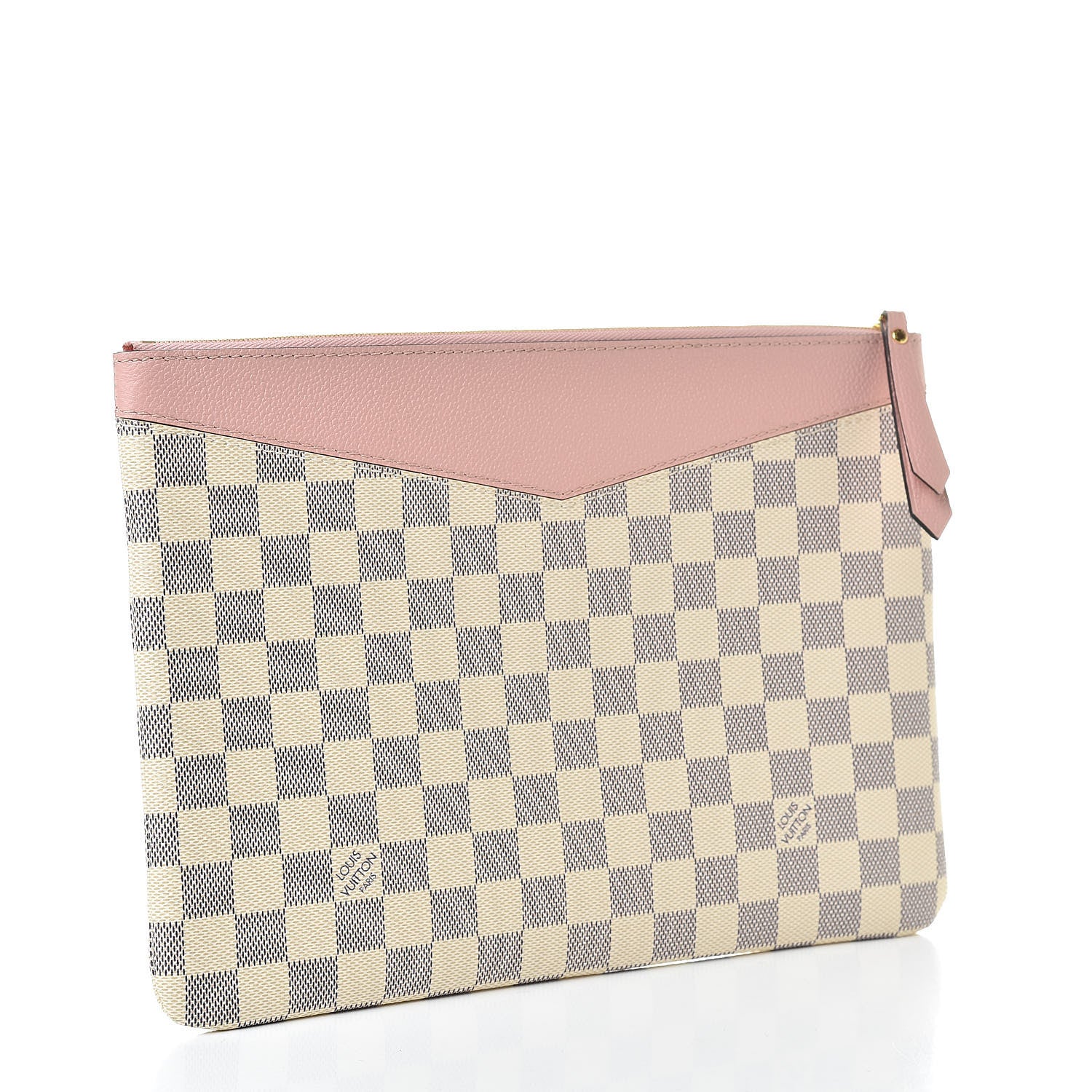 Louis Vuitton Damier Azur Daily Pouch Rose Poudre 3 of 7