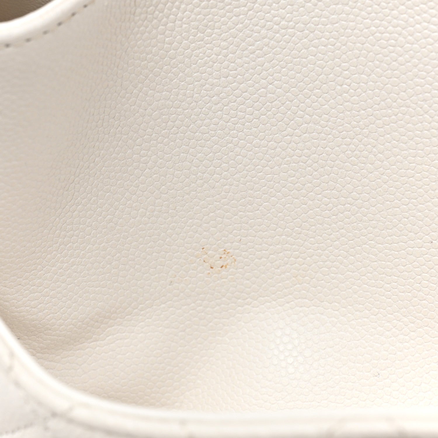 Chanel Caviar Quilted Medium Double Flap White 13 of 15