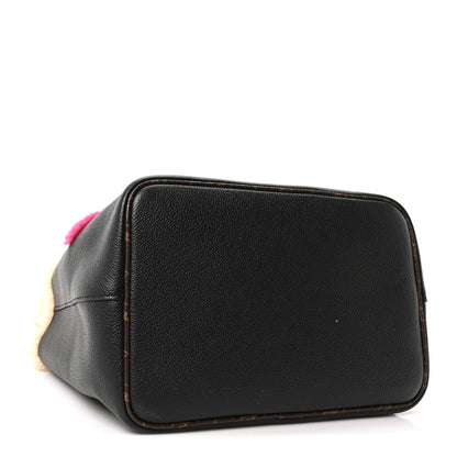 Louis Vuitton Calfskin Teddy NeoNoe MM Black 5 of 11