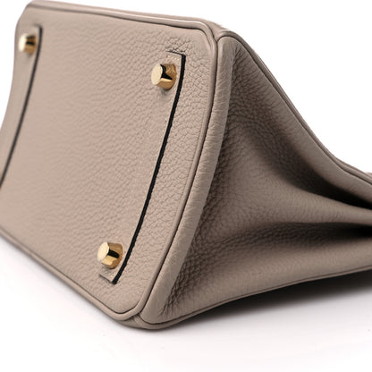 Hermes Togo Birkin 25 Gris Tourterelle 9 of 10