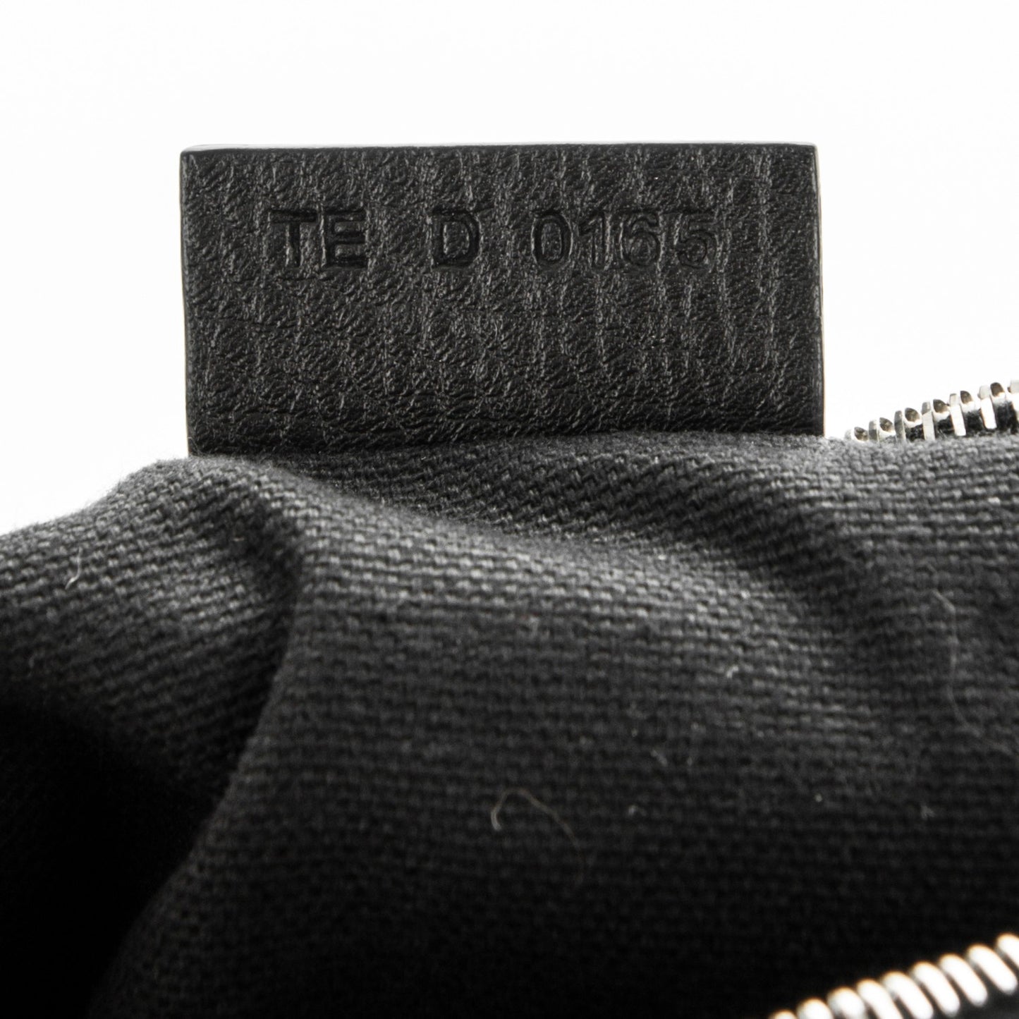 Calfskin Embellished Pandora Wristlet Black