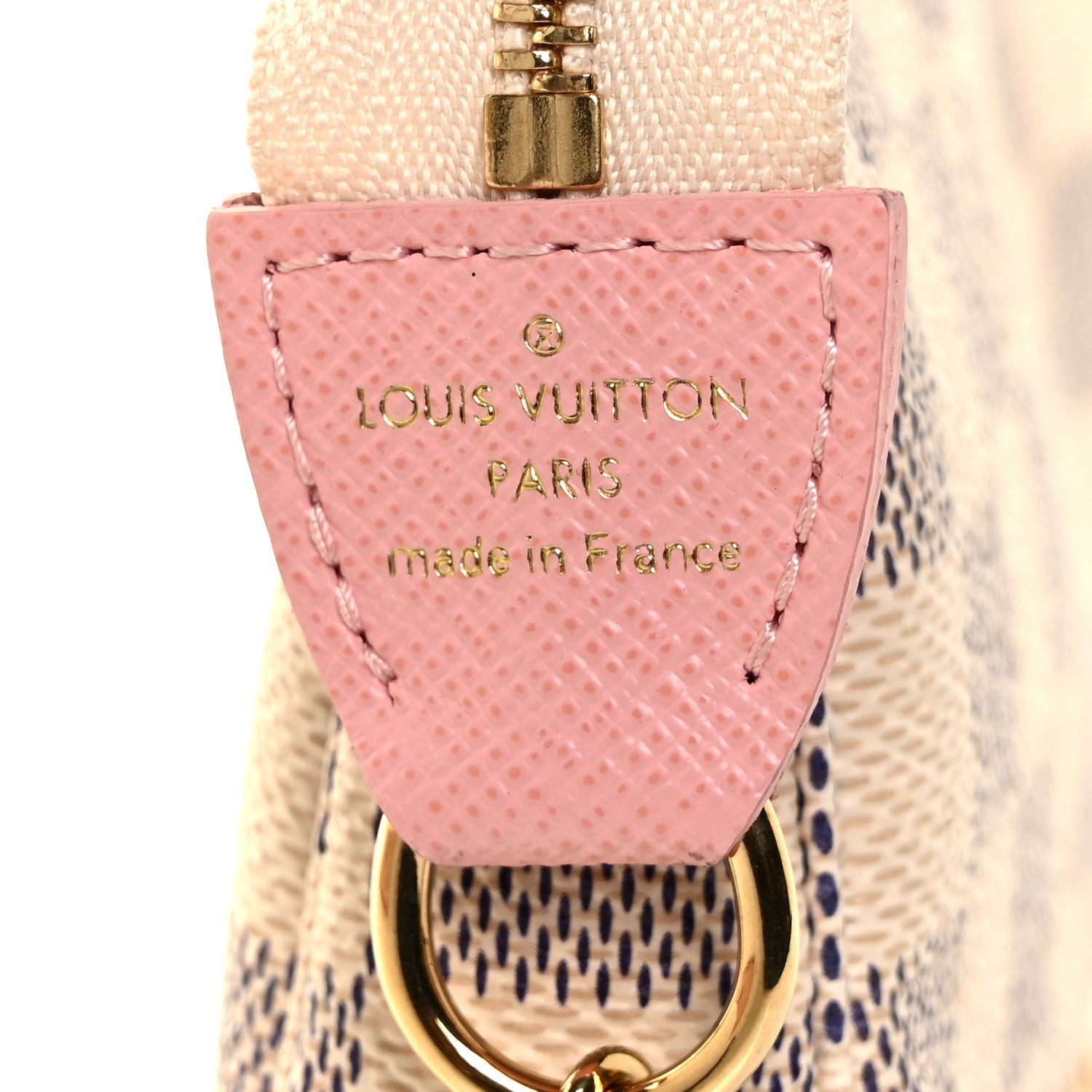 Louis Vuitton Damier Azur 2018 Christmas Animation Mini Pochette Accessories 7 of 10