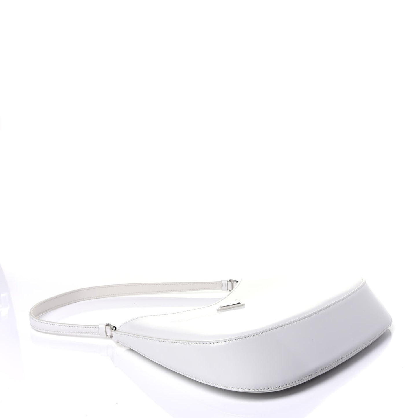 Spazzolato Cleo Shoulder Bag White