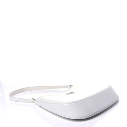 Prada Spazzolato Cleo Shoulder Bag White 4 of 9
