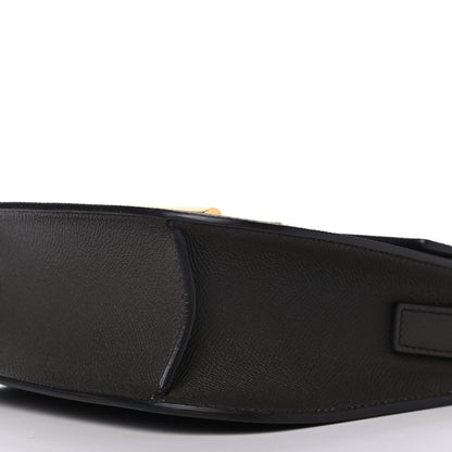 Tom Ford Grained Calfskin Mini T Clasp Tara Crossbody Bag Graphite 6 of 8