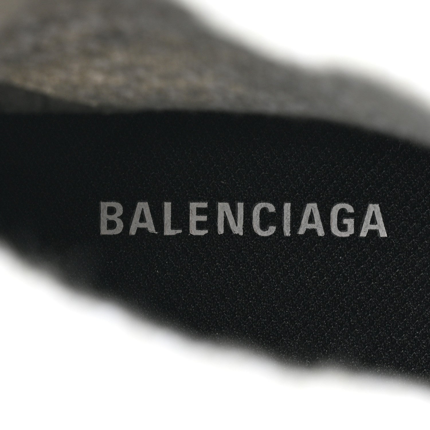 Balenciaga Sweatshirt Knit Bi-Color Sole Mens Speed Sneakers 12 Grey White Black 8 of 9